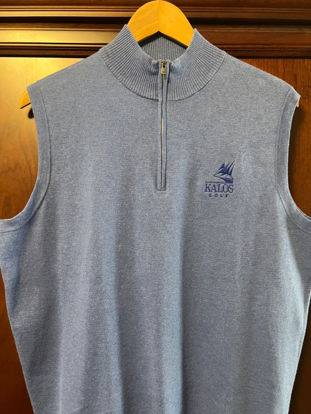 New without tags Peter Millar Crown Sport Kalos Golf ⛳️ Blue Zip Up Sweater Vest